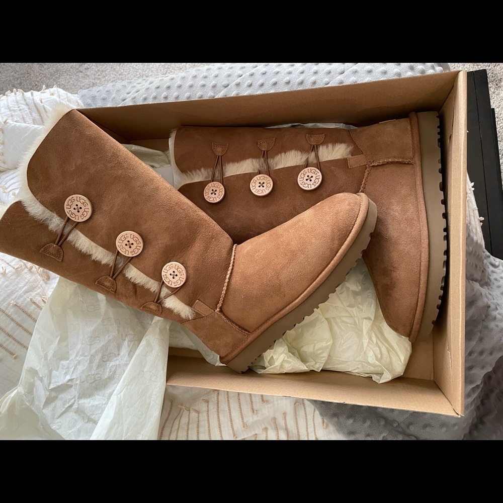 Chestnut Ugg's with Buttons